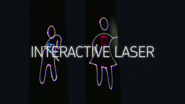 Interactive laser